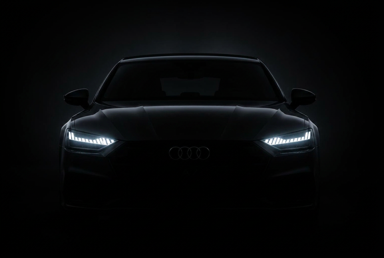 Dark Audi front — Motovista